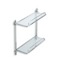 Double Glass Bathroom Shelf